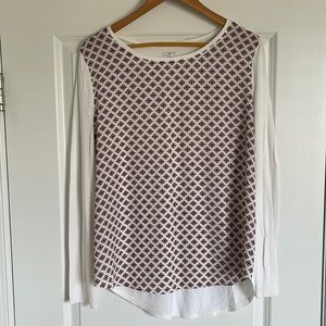 Loft Outlet Long Sleeve Blouse